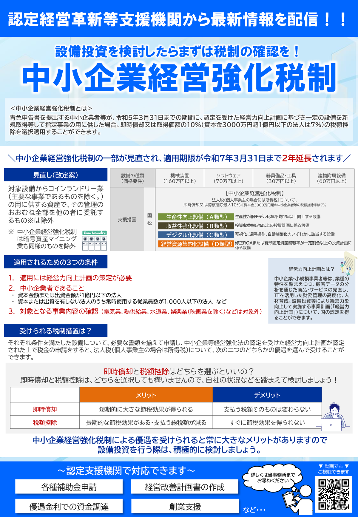 ニュースレター2023年4月号中小企業経営強化税制