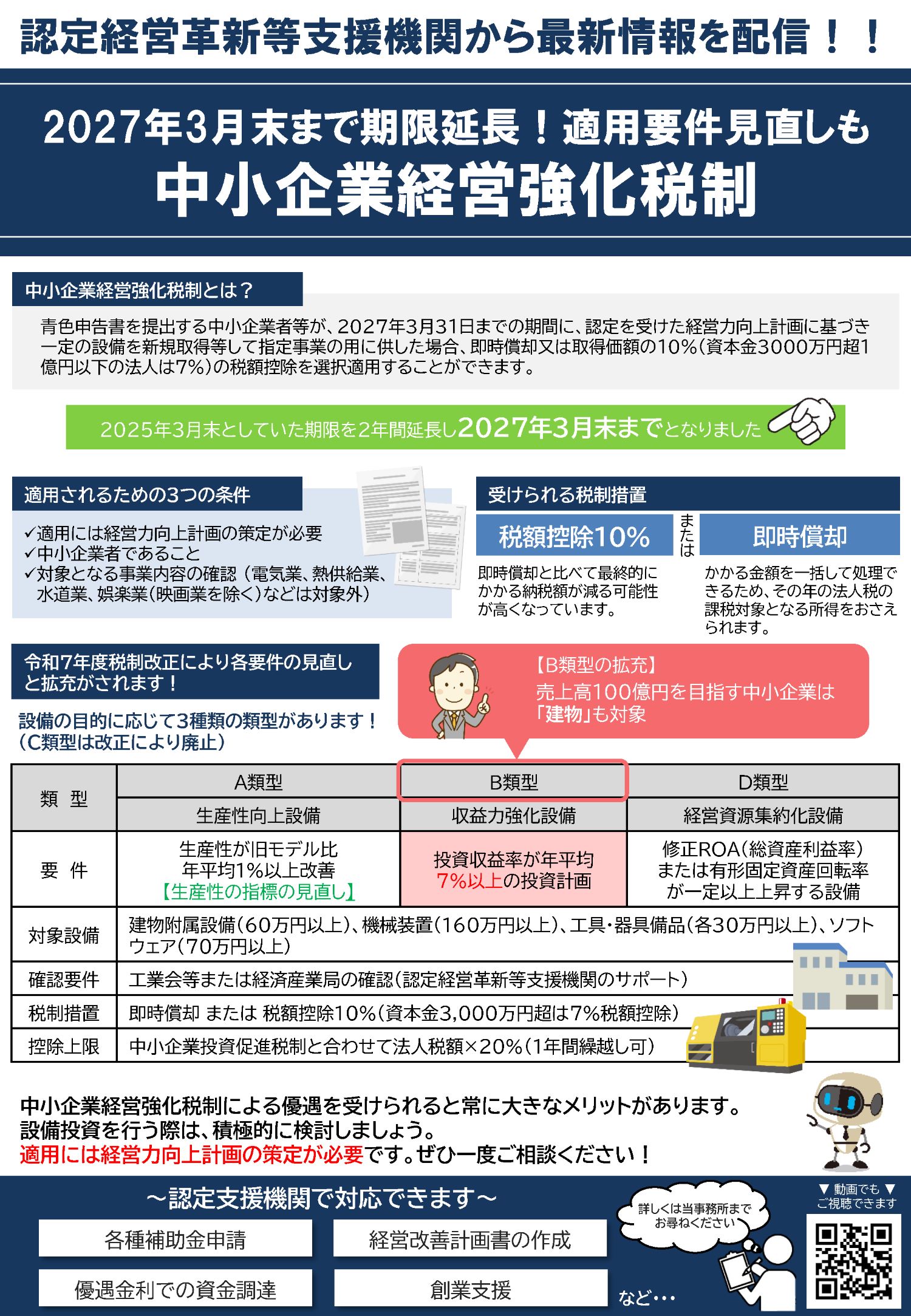 ニュースレター　中小企業経営強化税制（NewsLetter2025年1月号）